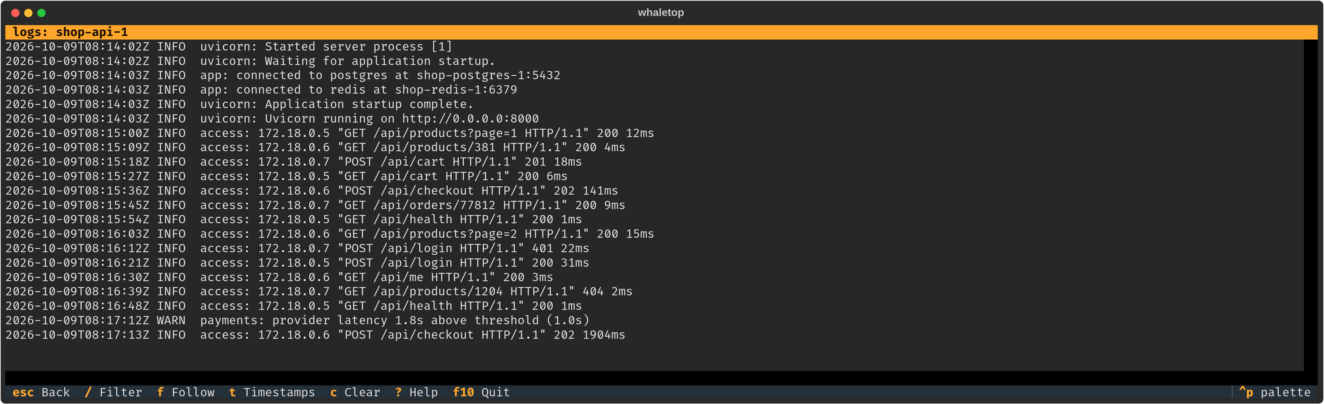 Log viewer